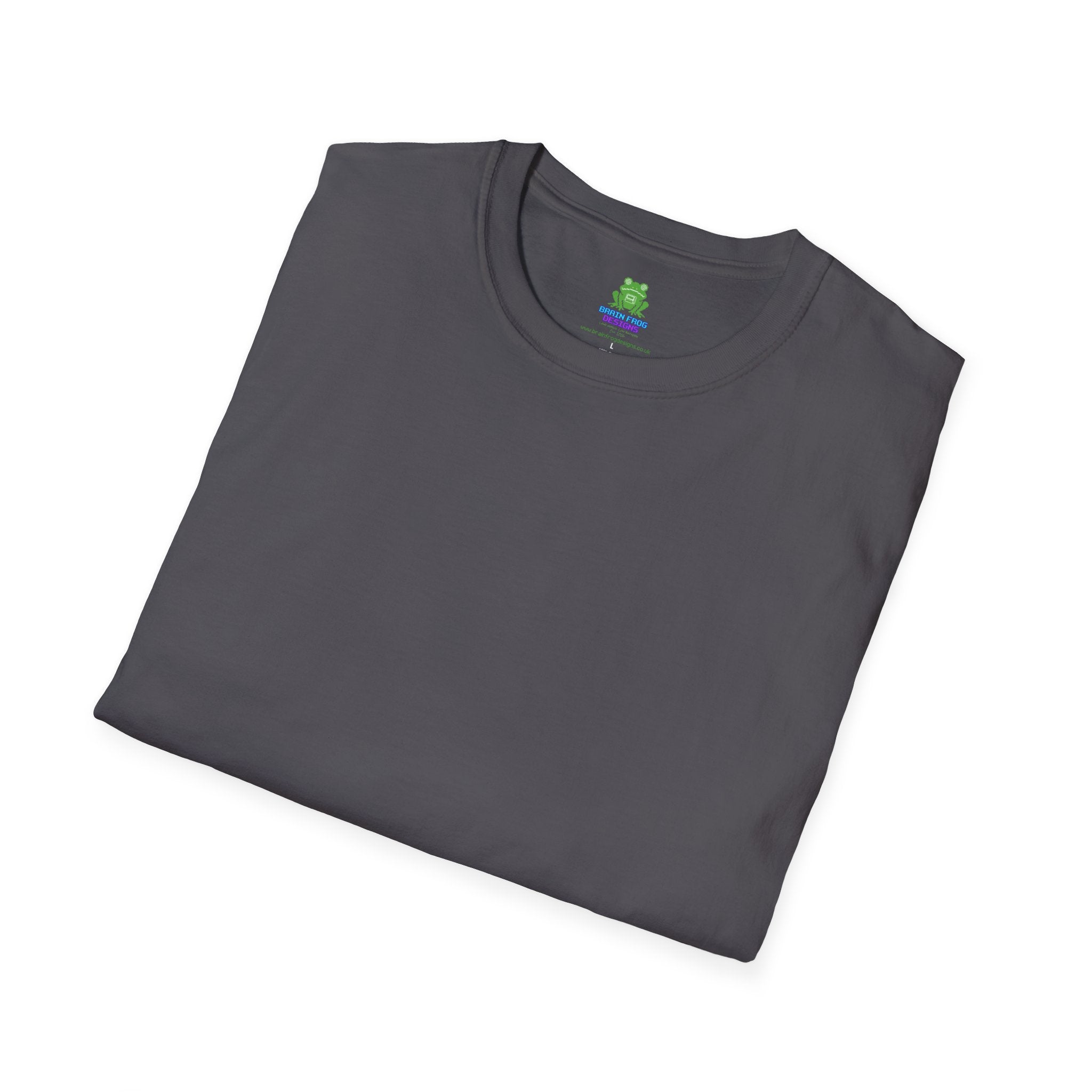 Woman's Plain Tee - Brain Frog Woman's Softstyle Plain T-Shirt - 100% Cotton / Cotton Blend - Colour Set One (16 Colours)
