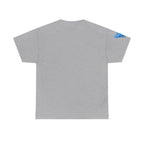 Blue Skeleton Cat Graphic Tee - Cute Creepy Kitty Shirt - 100% Cotton