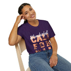 California Palm Photo Tee - Vintage Sunset Graphic T-Shirt - 100% Cotton