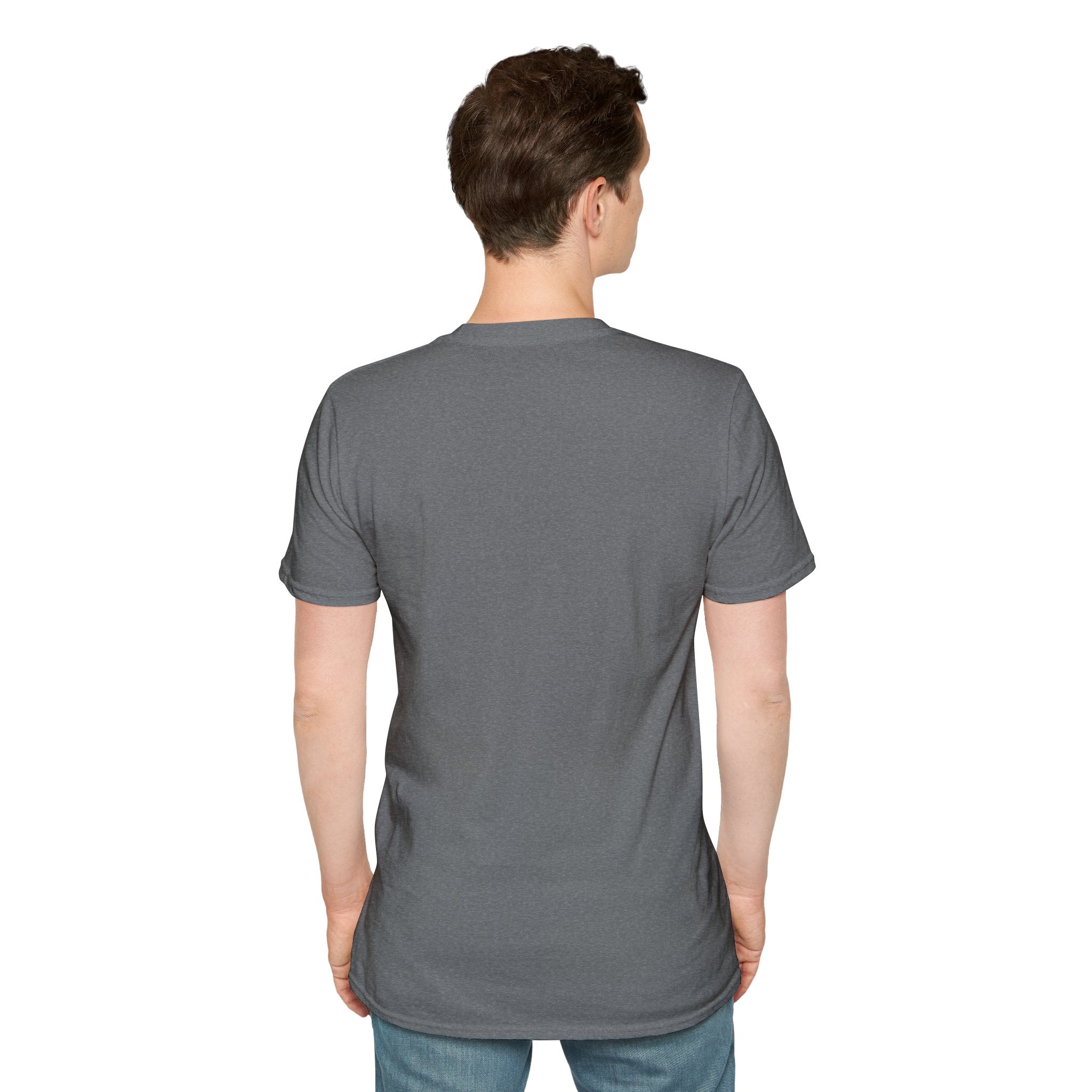 Men's Plain Tee - Brain Frog Men's Softstyle Plain T-Shirt - 100% Cotton / Cotton Blend - Colour Set One (16 Colours)