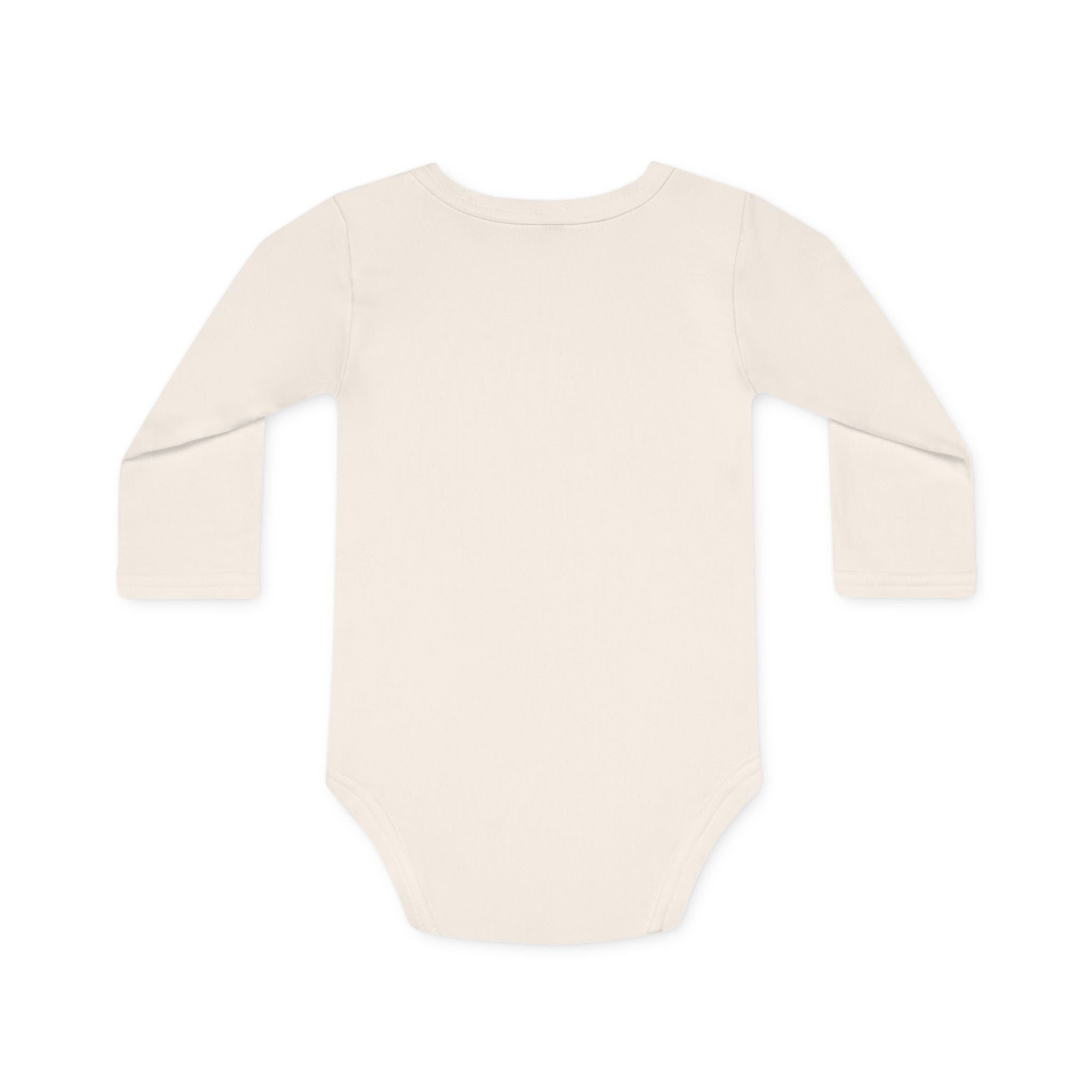 Panda-monium Baby Bodysuit - Cute Panda Long-Sleeve Organic Onesie - 100% certified organic cotton