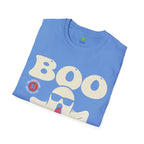 Boo Crew Halloween T-Shirt - Cool Ghost Graphic Tee - 100% Cotton / Cotton Blend