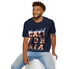 California Palm Photo Tee - Vintage Sunset Graphic T-Shirt - 100% Cotton
