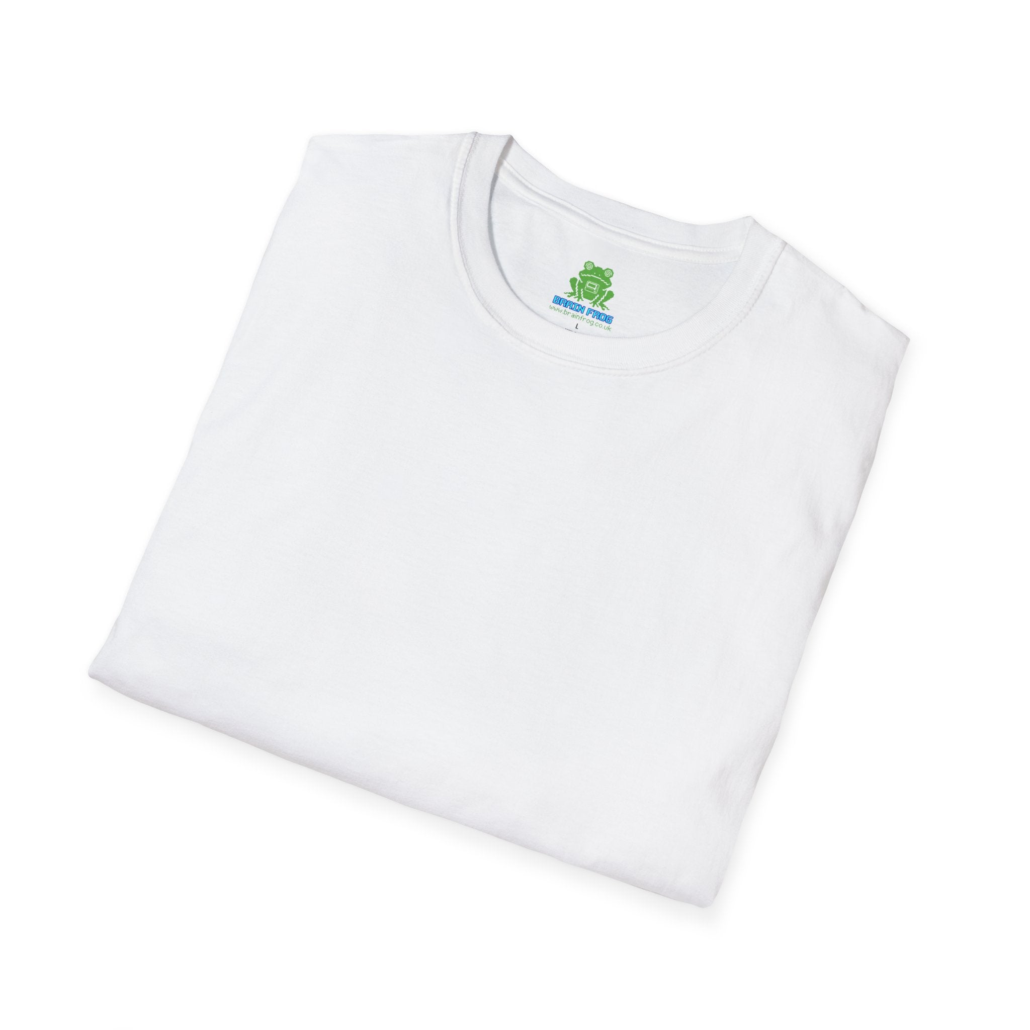 Men's Plain Tee - Brain Frog Men's Softstyle Plain T-Shirt - 100% Cotton / Cotton Blend - Colour Set One (16 Colours)