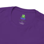 Purple Skeleton Cat Graphic Tee - Cute Creepy Kitty Shirt - 100% Cotton