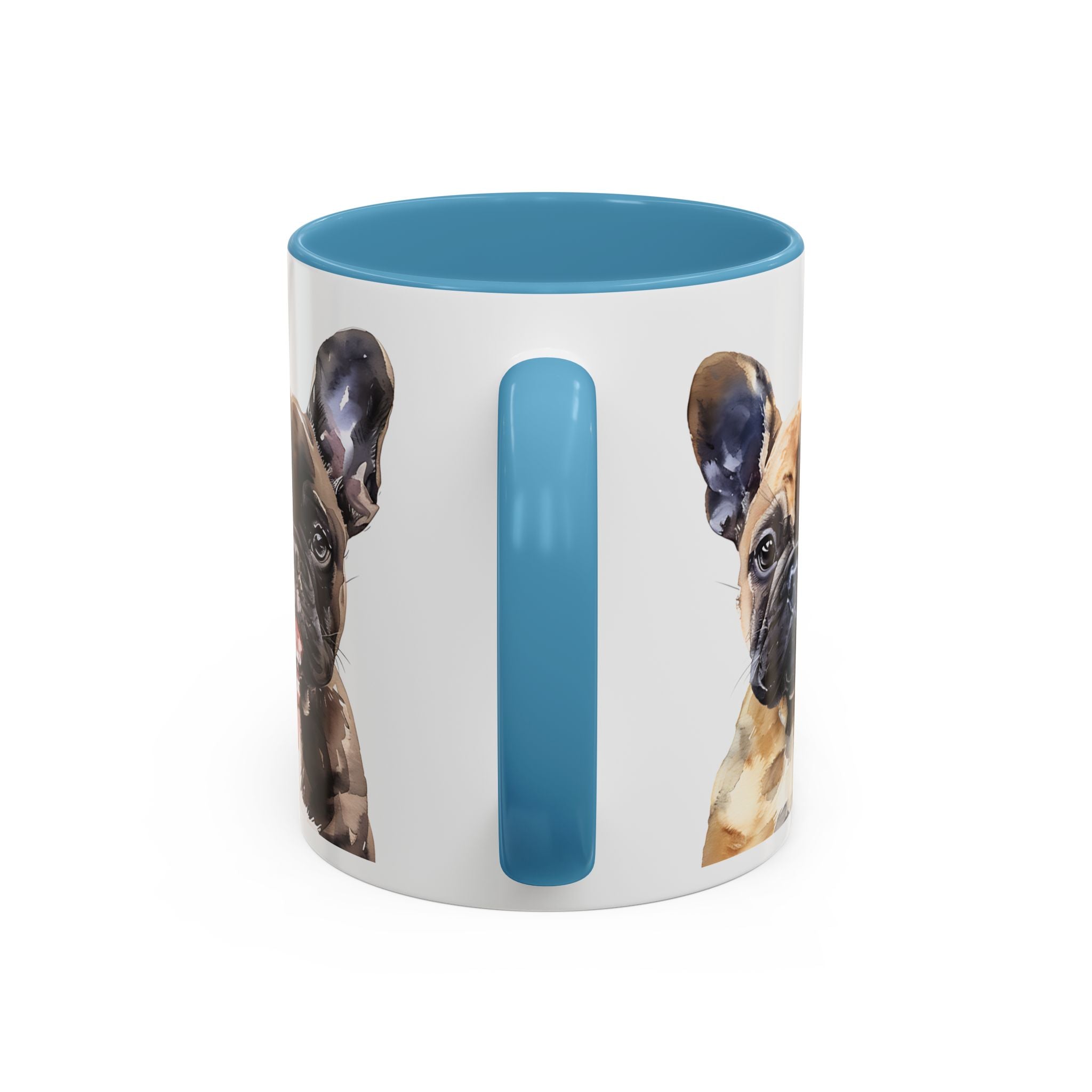 French Bulldog Accent Coffee Mug – Cute Pet Portraits (11/15 oz)