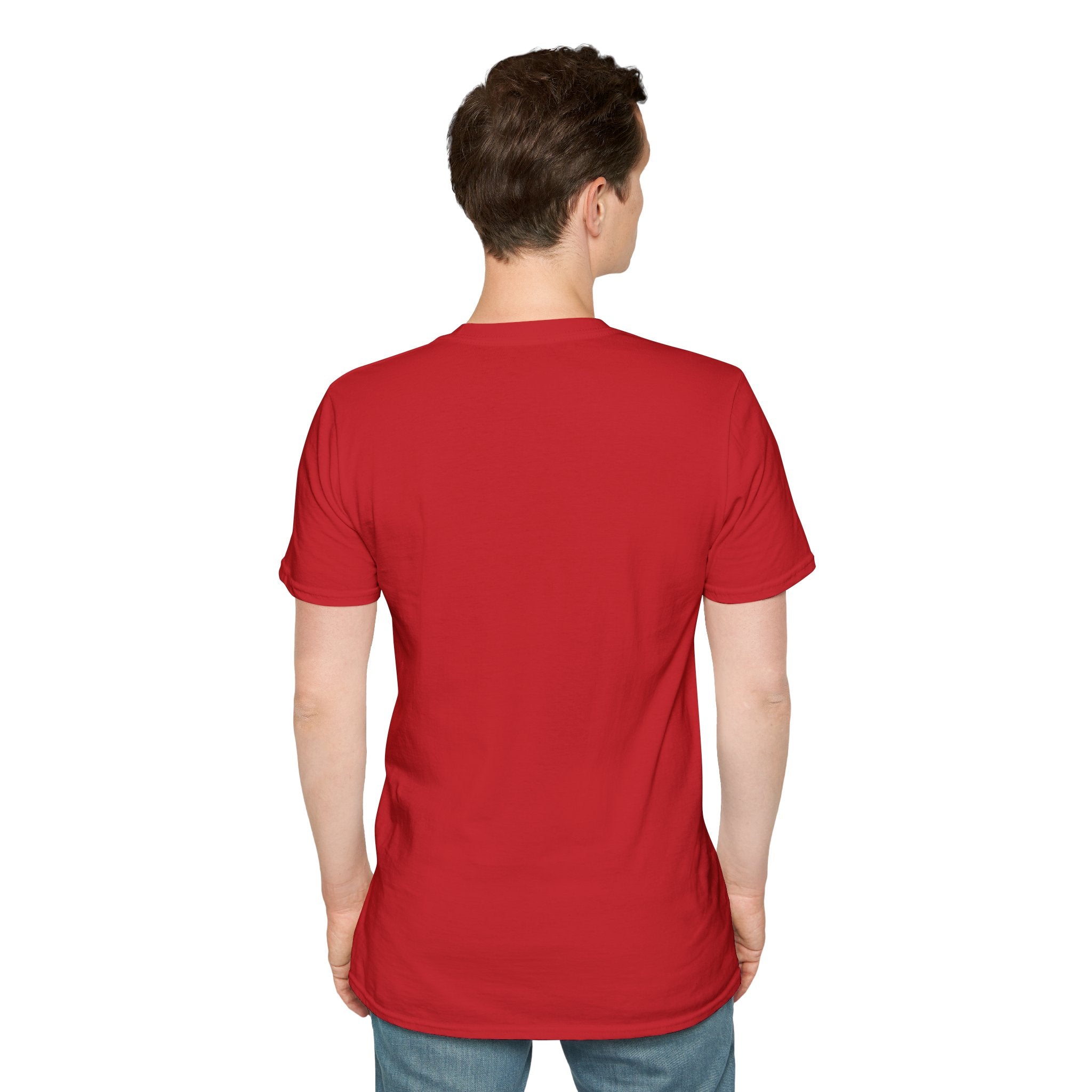 Men's Plain Tee - Brain Frog Men's Softstyle Plain T-Shirt - 100% Cotton / Cotton Blend