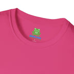 Woman's Plain Tee - Brain Frog Woman's Softstyle Plain T-Shirt - 100% Cotton / Cotton Blend - Colour Set Two (17 Colours)