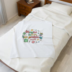 'Maybe later, but probably not' Velveteen Plush Blanket