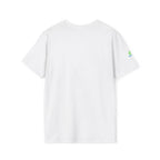 Brain Frog Design Signature T-Shirt - Small Green Brain Frog Logo Tee (Front Chest & Sleeve) - 100% Cotton
