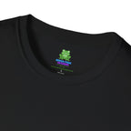 Woman's Plain Tee - Brain Frog Woman's Softstyle Plain T-Shirt - 100% Cotton / Cotton Blend - White / Black / Navy / Grey - 12 colours available