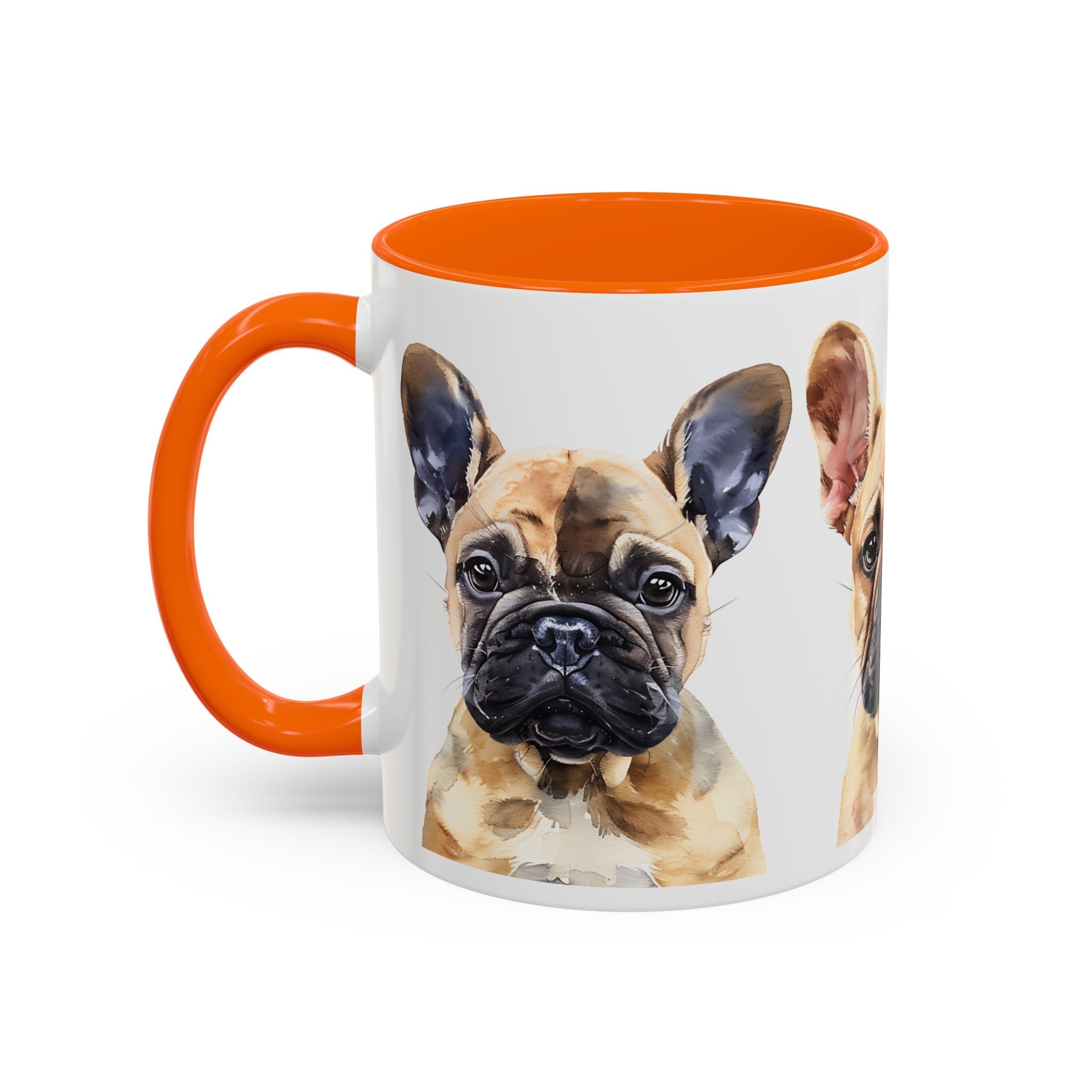 French Bulldog Accent Coffee Mug – Cute Pet Portraits (11/15 oz)