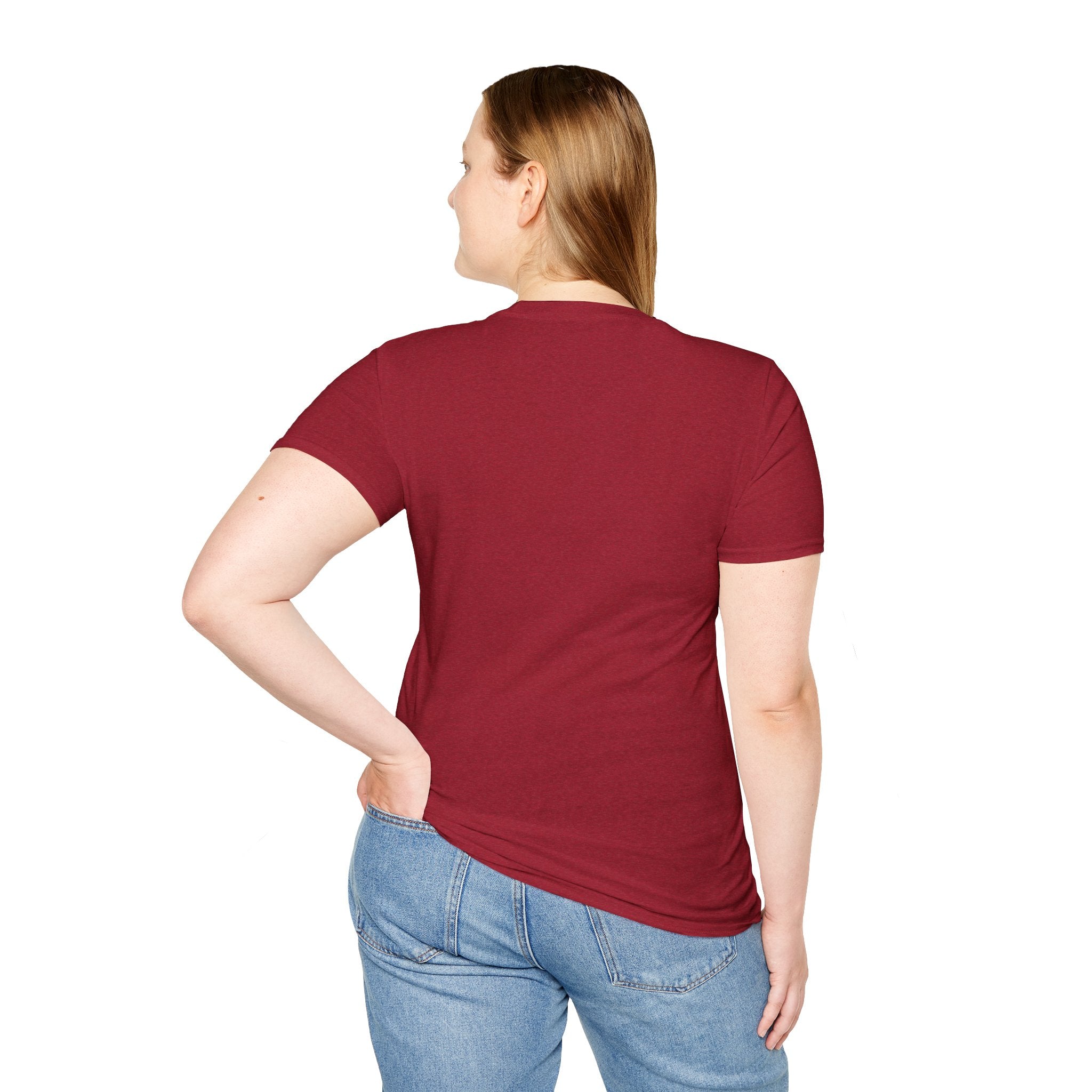 Woman's Plain Tee - Brain Frog Woman's Softstyle Plain T-Shirt - 100% Cotton / Cotton Blend - White / Black / Navy / Grey - 12 colours available