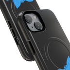 Blue Skeleton Cat Tough Magnetic Phone Case | Unique Design to Brain Frog
