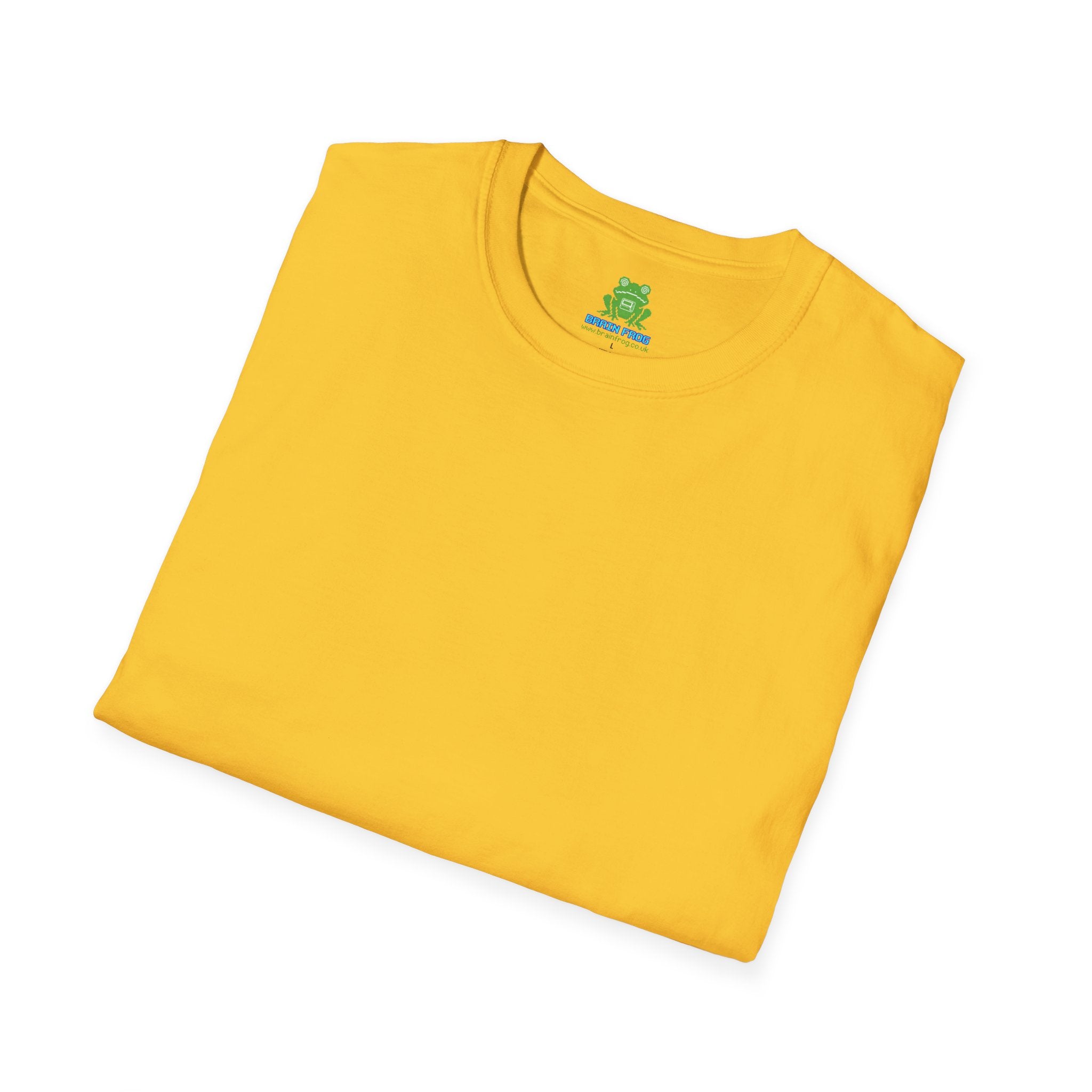 Woman's Plain Tee - Brain Frog Woman's Softstyle Plain T-Shirt - 100% Cotton / Cotton Blend - Colour Set Two (17 Colours)