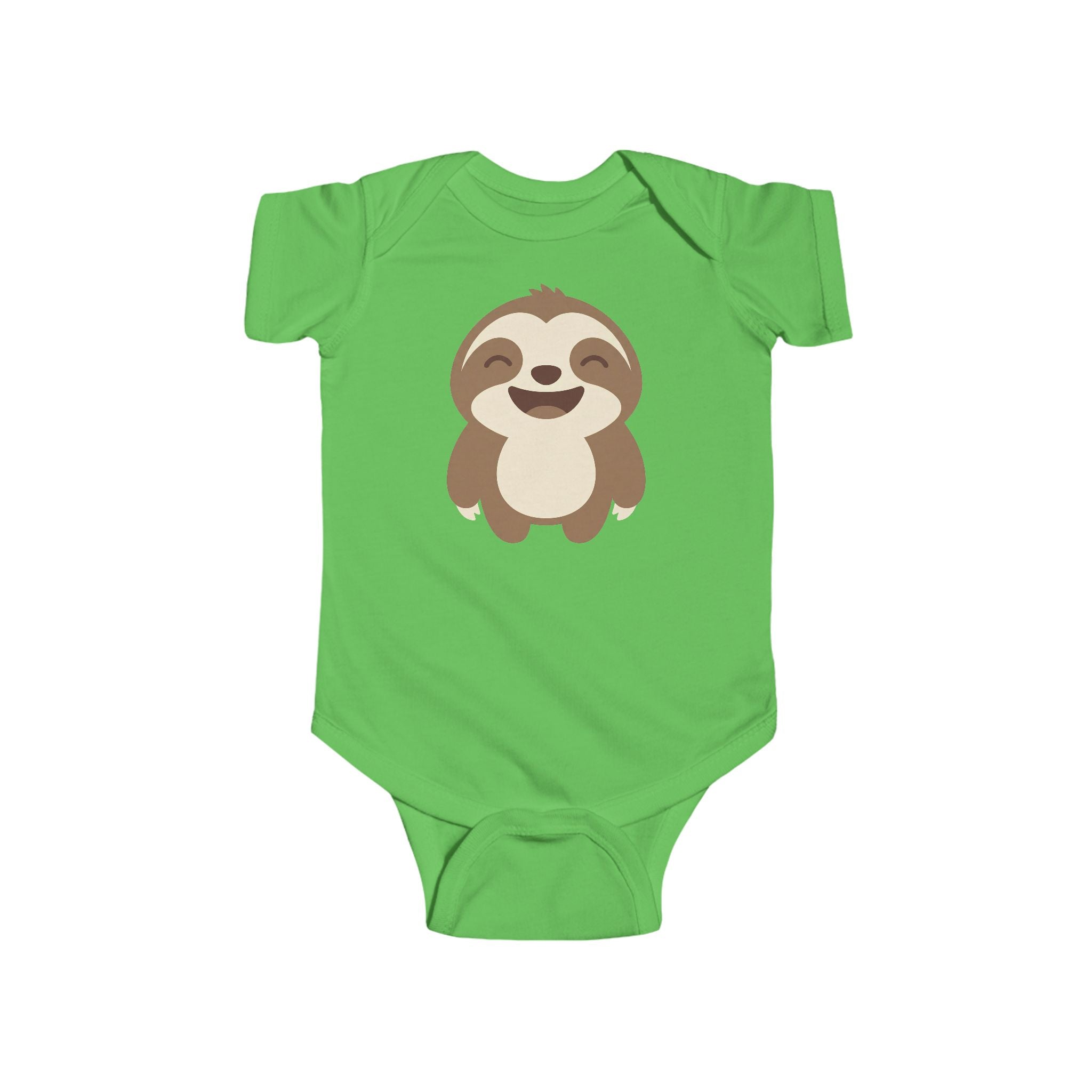 Cute Sloth Infant Bodysuit - Adorable Baby One-Piece - 100% Cotton