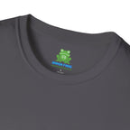 Woman's Plain Tee - Brain Frog Woman's Softstyle Plain T-Shirt - 100% Cotton / Cotton Blend - White / Black / Navy / Grey - 12 colours available