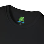 Woman's Plain Tee - Brain Frog Woman's Softstyle Plain T-Shirt - 100% Cotton / Cotton Blend - White / Black / Navy / Grey - 12 colours available