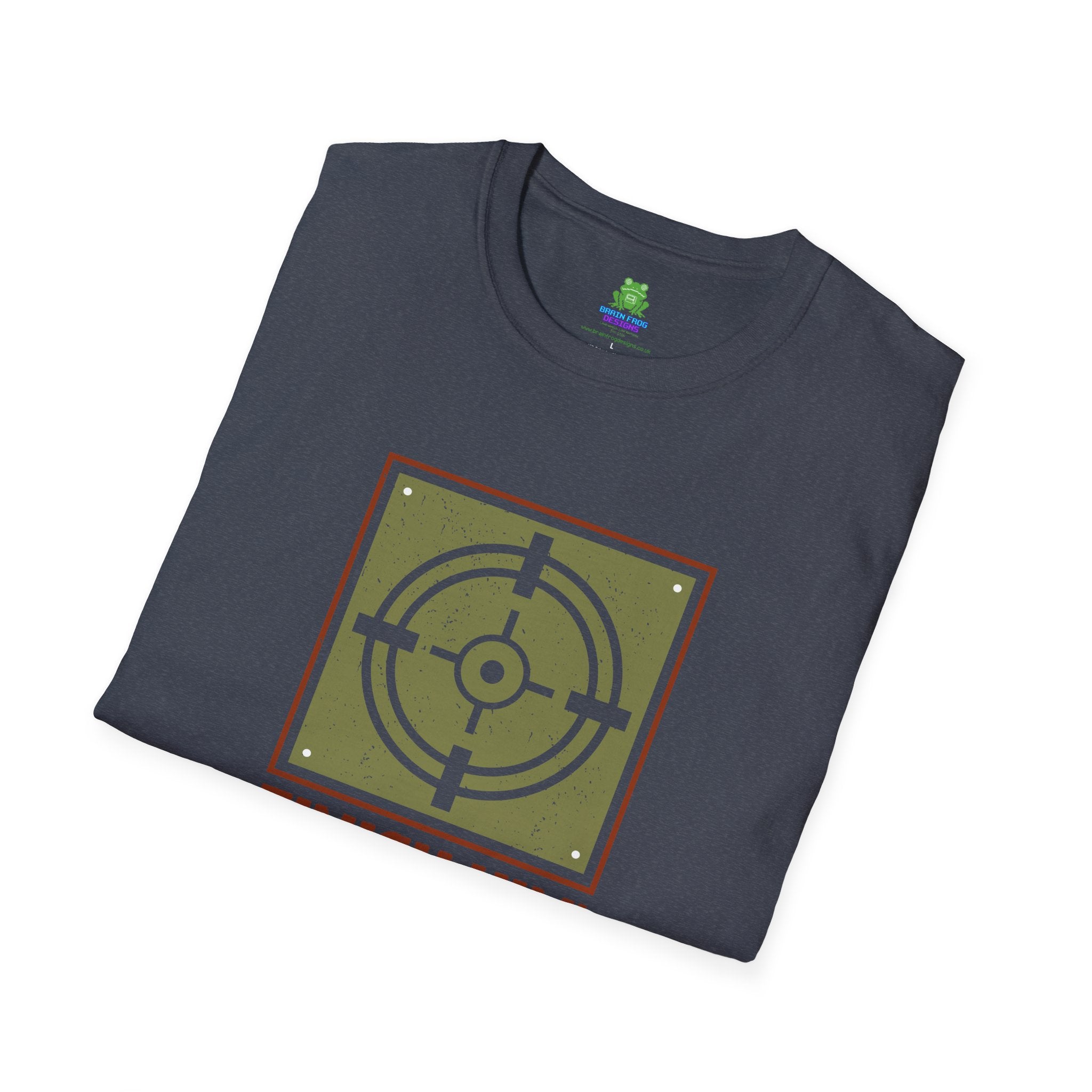 Finish Him! Gamer Target Graphic T‑Shirt - 100% Cotton / Cotton Blend