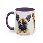 French Bulldog Accent Coffee Mug – Cute Pet Portraits (11/15 oz)