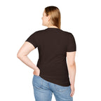 Woman's Plain Tee - Brain Frog Woman's Softstyle Plain T-Shirt - 100% Cotton / Cotton Blend - White / Black / Navy / Grey - 12 colours available