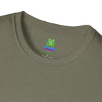 Woman's Plain Tee - Brain Frog Woman's Softstyle Plain T-Shirt - 100% Cotton / Cotton Blend - White / Black / Navy / Grey - 12 colours available