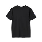 Brain Frog Design Signature T-Shirt - Small Green Brain Frog Logo Tee (Front Chest & Sleeve) - 100% Cotton
