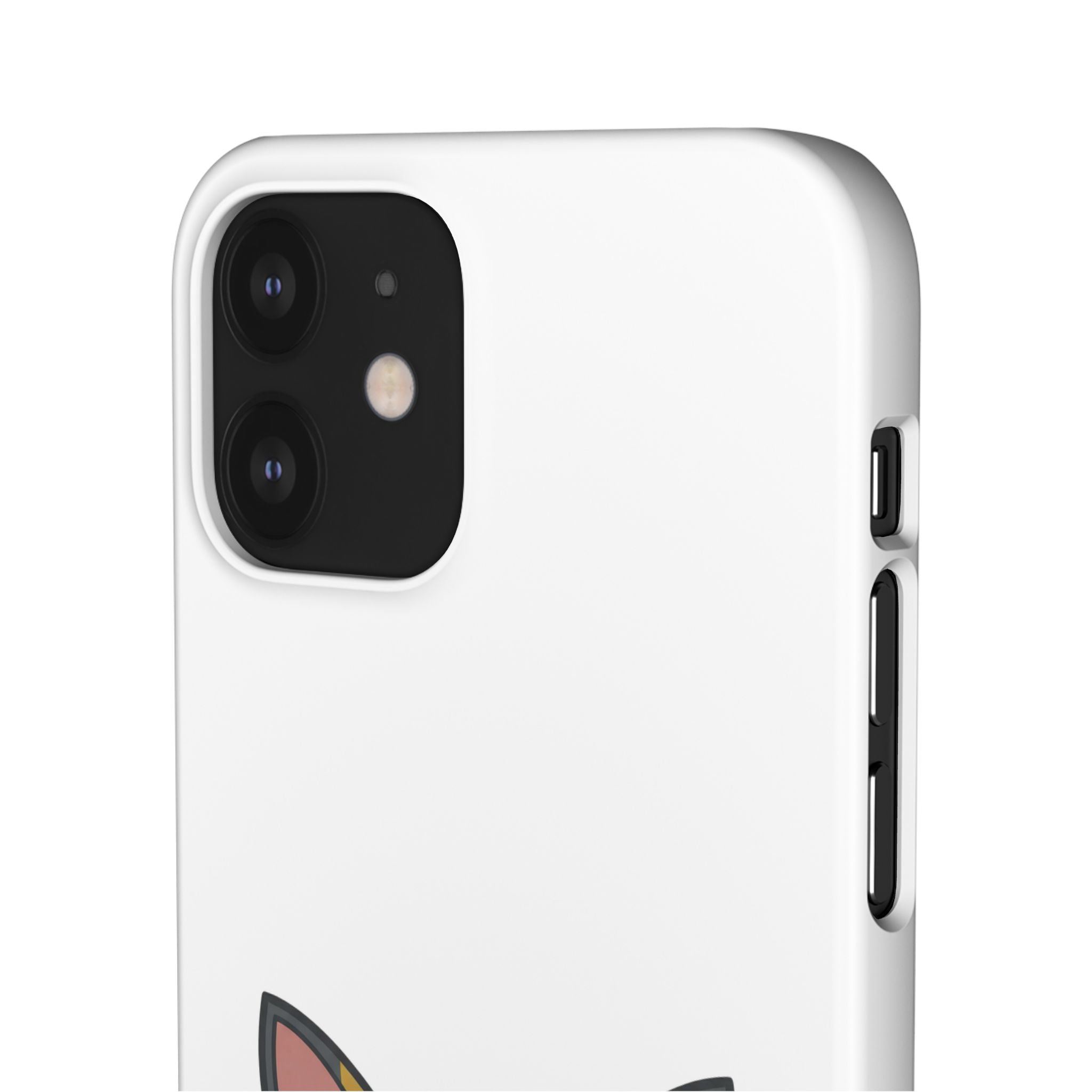 Phone Case — Cute 'for fox sake.' Cartoon Fox Protective Snap Case