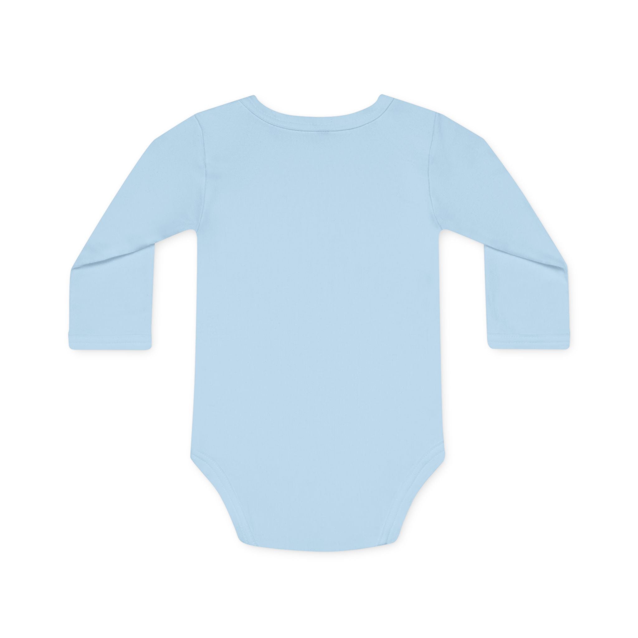 Panda-monium Baby Bodysuit - Cute Panda Long-Sleeve Organic Onesie - 100% certified organic cotton