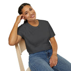 Woman's Plain Tee - Brain Frog Woman's Softstyle Plain T-Shirt - 100% Cotton / Cotton Blend - White / Black / Navy / Grey - 12 colours available