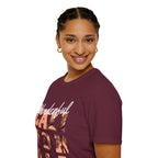 California Palm Photo Tee - Vintage Sunset Graphic T-Shirt - 100% Cotton