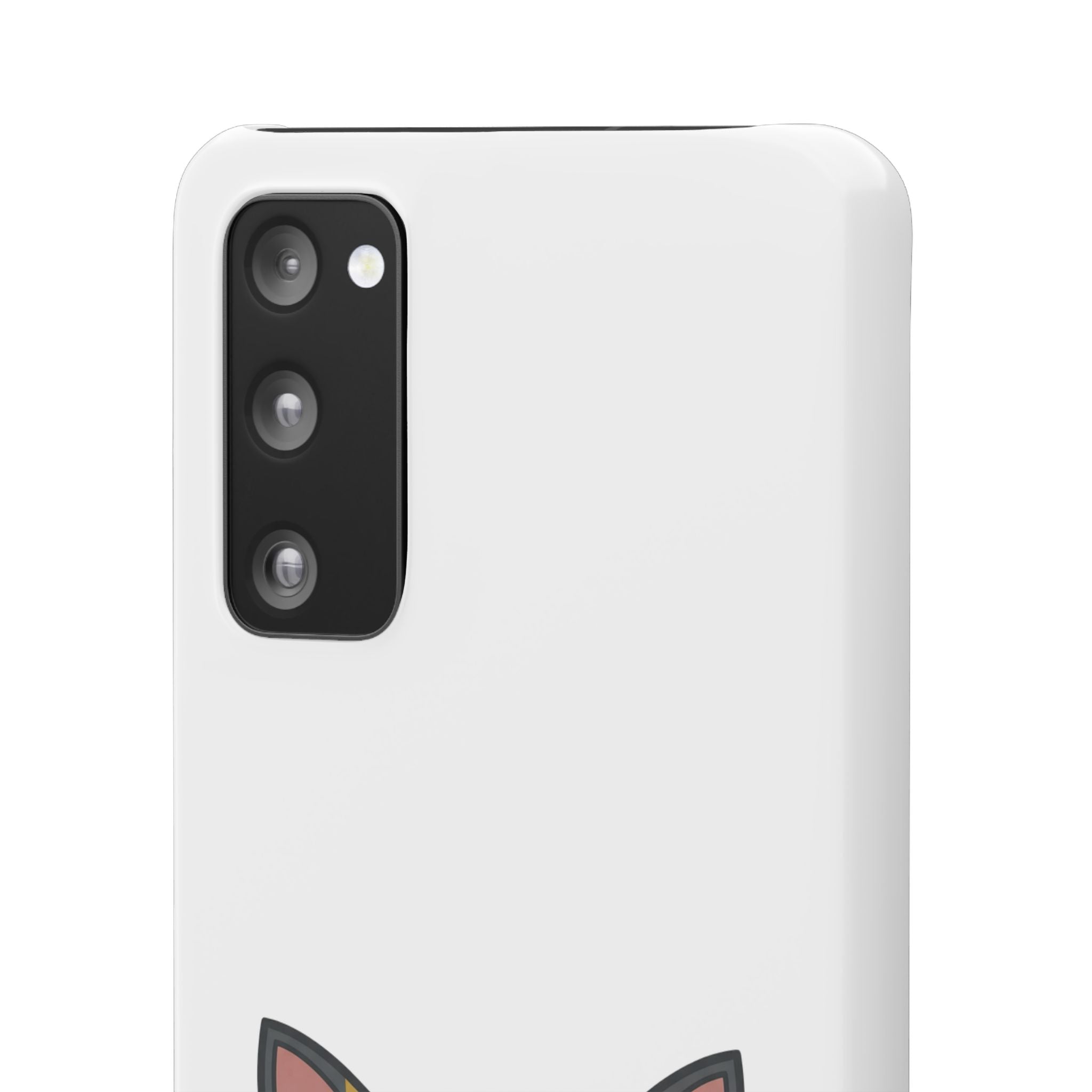 Phone Case — Cute 'for fox sake.' Cartoon Fox Protective Snap Case