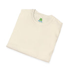 Woman's Plain Tee - Brain Frog Woman's Softstyle Plain T-Shirt - 100% Cotton / Cotton Blend - White / Black / Navy / Grey - 12 colours available