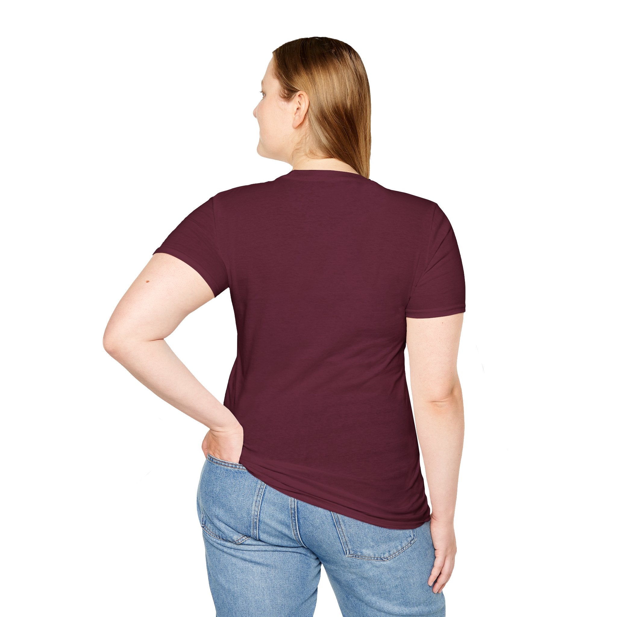 Woman's Plain Tee - Brain Frog Woman's Softstyle Plain T-Shirt - 100% Cotton / Cotton Blend - White / Black / Navy / Grey - 12 colours available