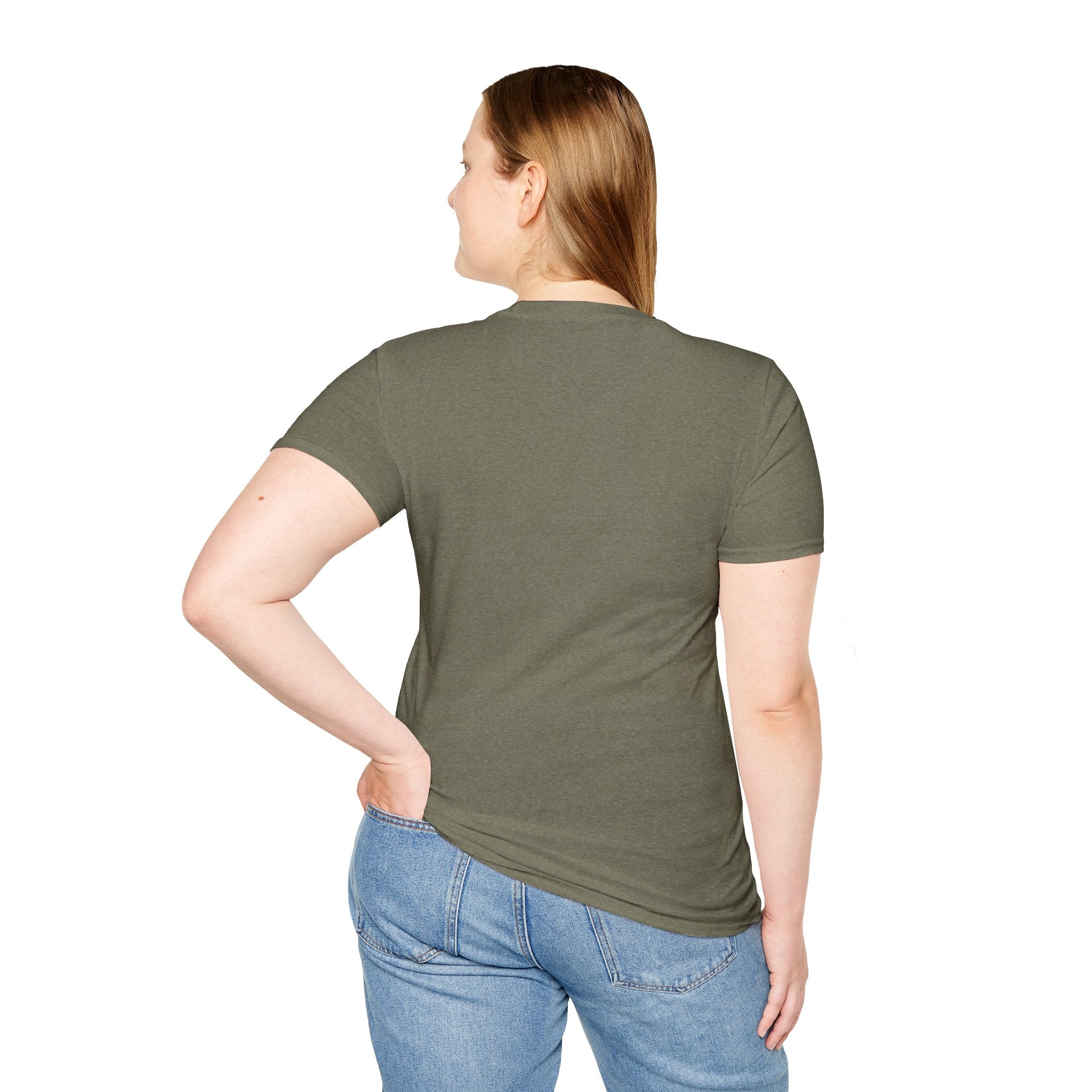 Woman's Plain Tee - Brain Frog Woman's Softstyle Plain T-Shirt - 100% Cotton / Cotton Blend - White / Black / Navy / Grey - 12 colours available