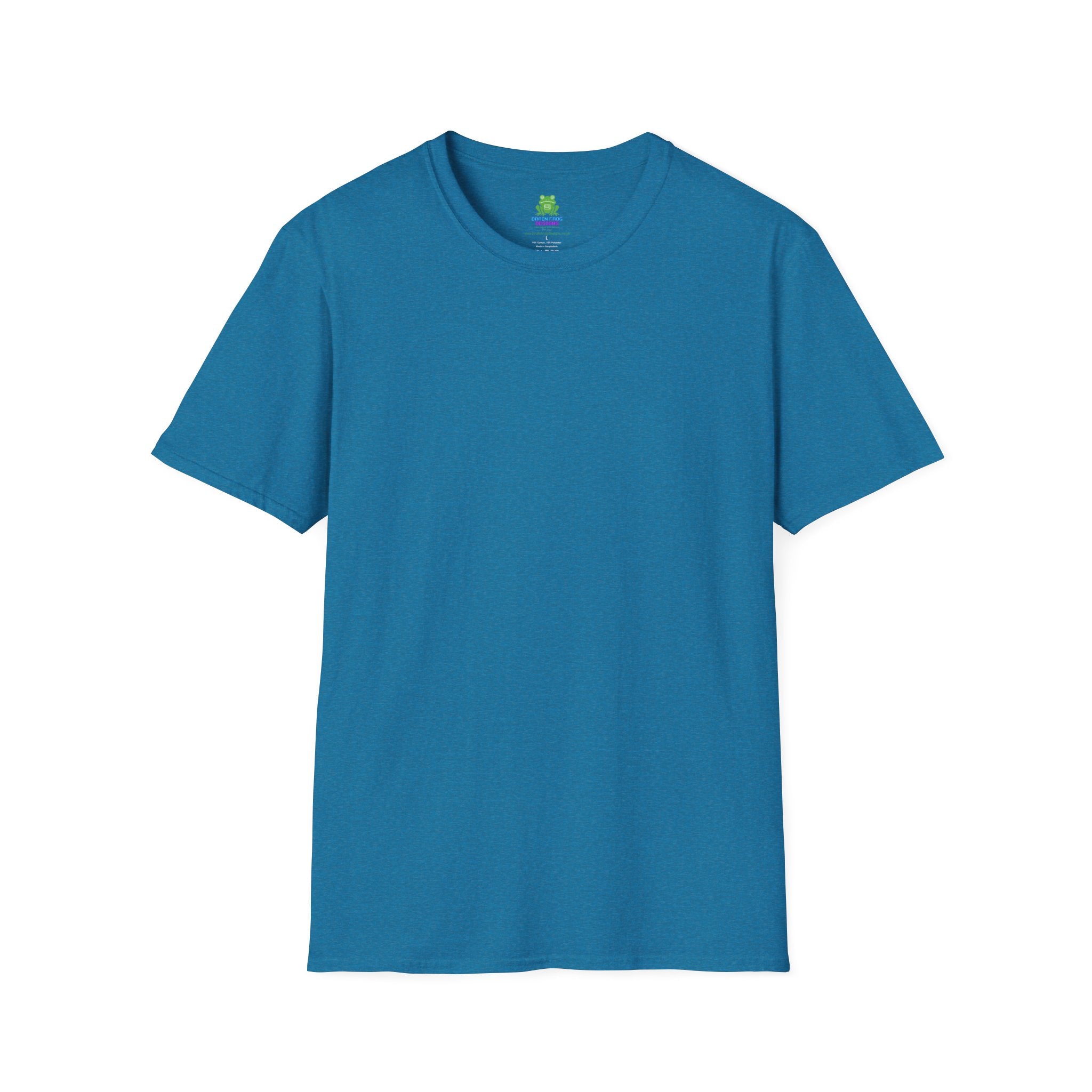 Woman's Plain Tee - Brain Frog Woman's Softstyle Plain T-Shirt - 100% Cotton / Cotton Blend - Colour Set Two (17 Colours)