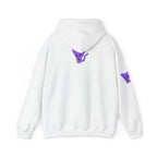 Purple Skeleton Cat Hoodie – Cute Spooky Graphic Sweatshirt