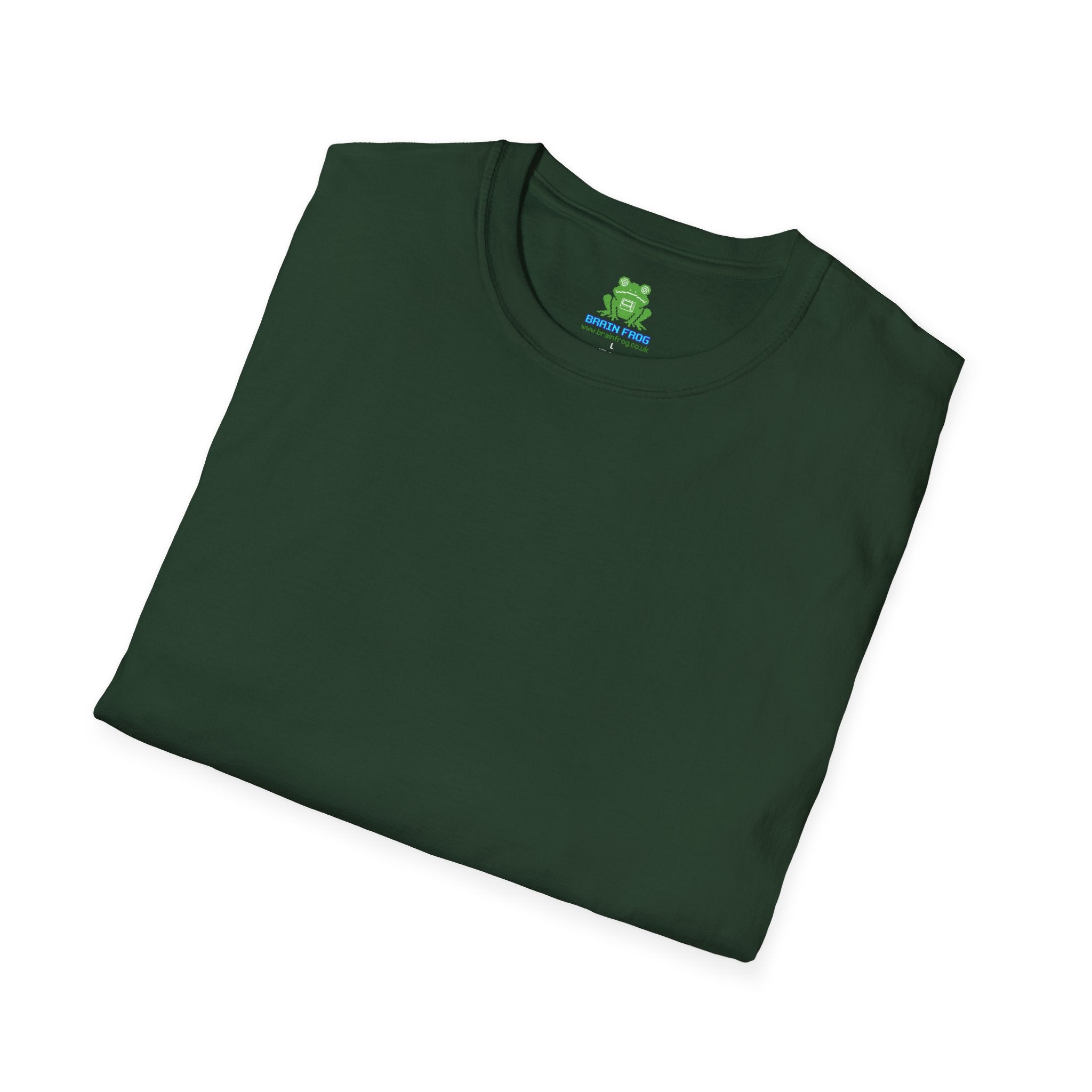 Woman's Plain Tee - Brain Frog Woman's Softstyle Plain T-Shirt - 100% Cotton / Cotton Blend - Colour Set Two (17 Colours)