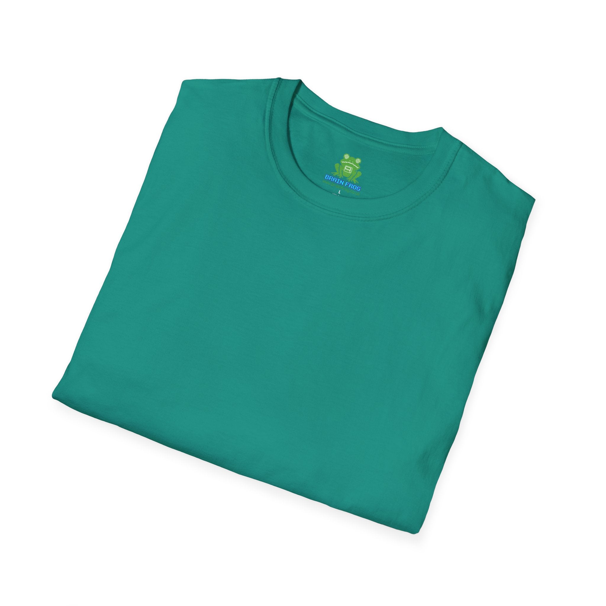 Woman's Plain Tee - Brain Frog Woman's Softstyle Plain T-Shirt - 100% Cotton / Cotton Blend - Colour Set Two (17 Colours)