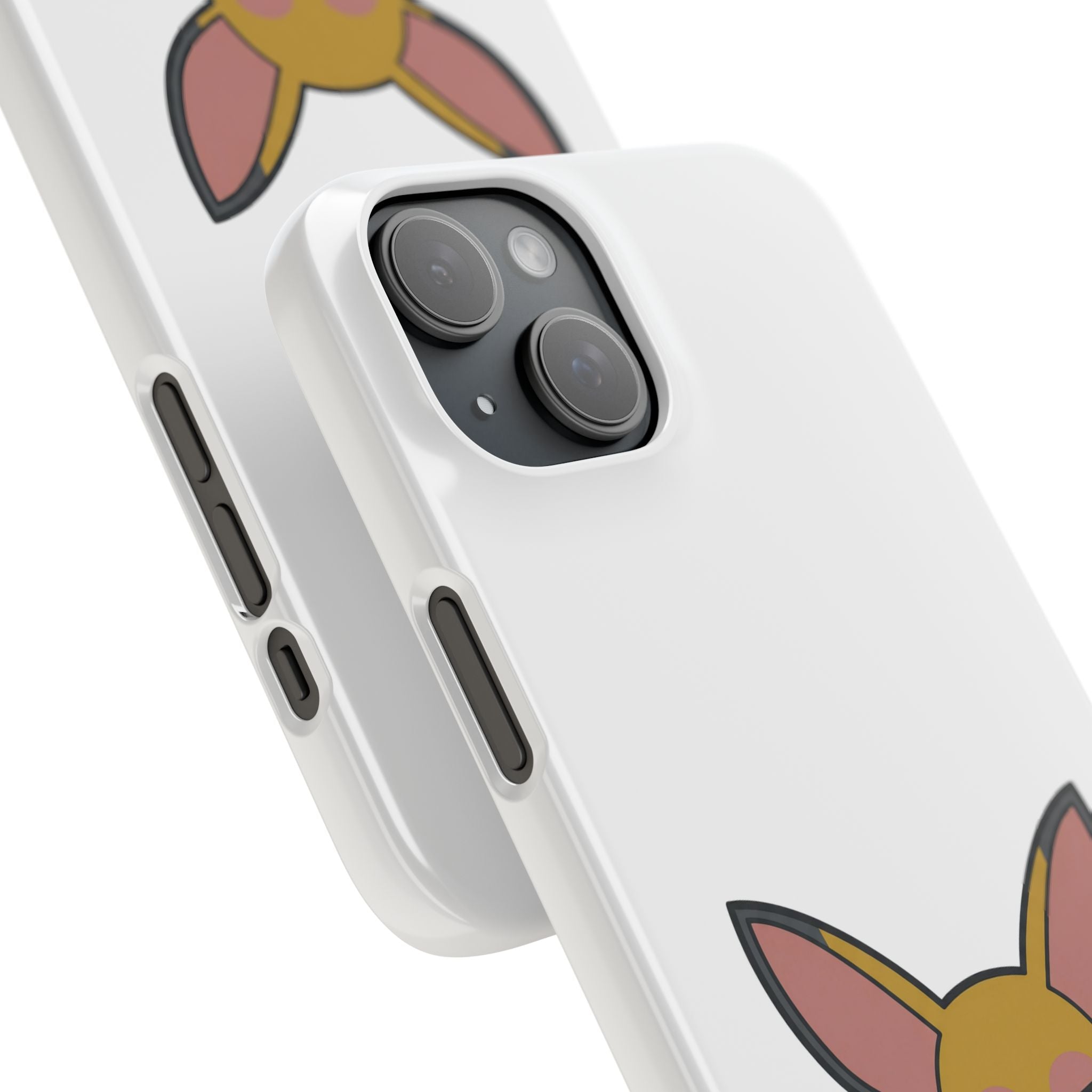 Phone Case — Cute 'for fox sake.' Cartoon Fox Protective Snap Case