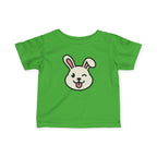 Cute Winking Bunny Infant Tee - Baby Graphic T Shirt - 100% Cotton