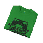 Defender Off-Road Shirt - "Custom Defender" Graphic 4x4 Adventure Tee - 100% Cotton / Cotton Blend