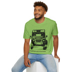Defender Off-Road Shirt - "Custom Defender" Graphic 4x4 Adventure Tee - 100% Cotton / Cotton Blend