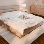 'Maybe later, but probably not' Velveteen Plush Blanket