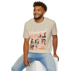 California Palm Photo Tee - Vintage Sunset Graphic T-Shirt - 100% Cotton