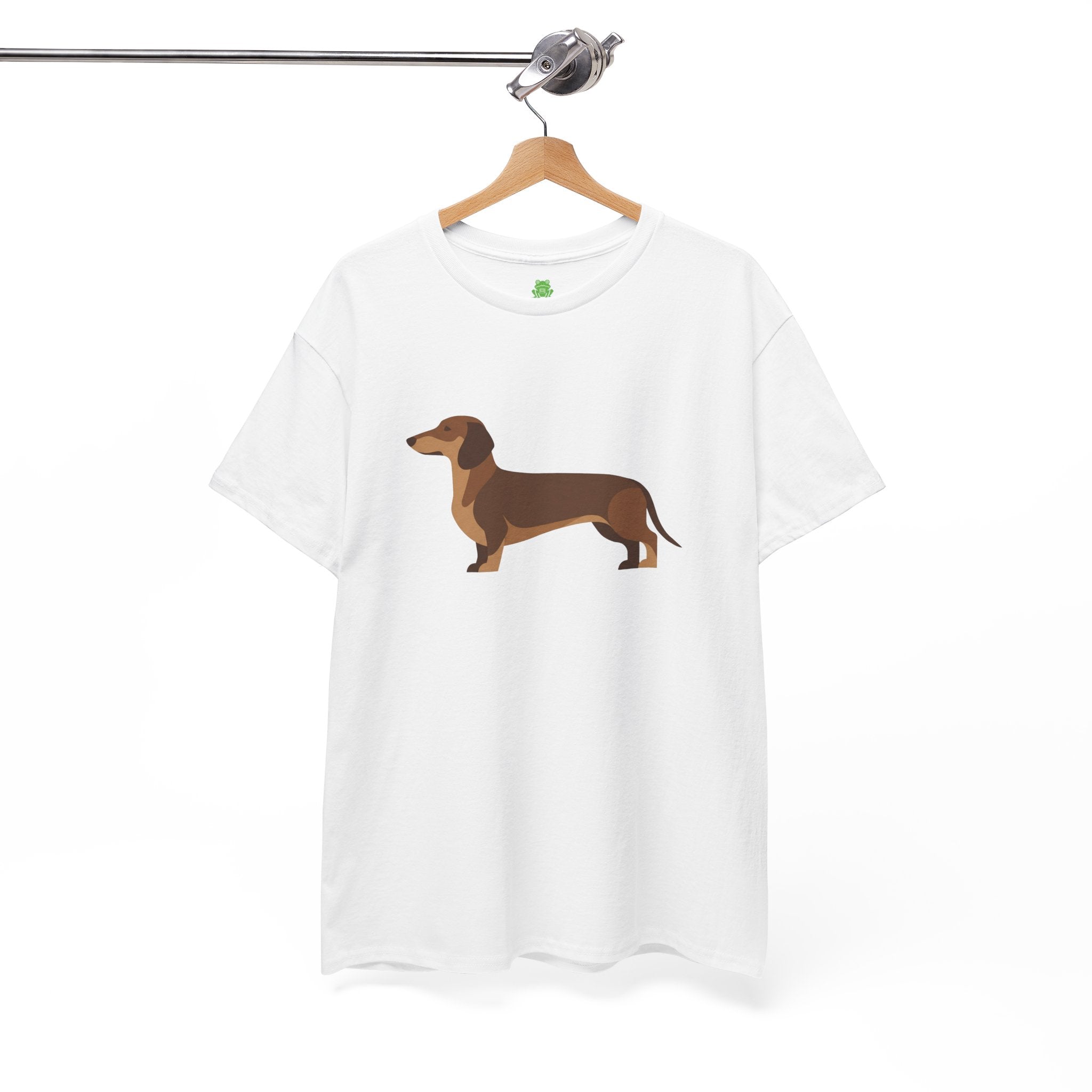Dachshund Dog T‑Shirt — Cute Brown Sausage Dog Graphic Tee - 100% Cotton