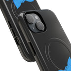 Blue Skeleton Cat Tough Magnetic Phone Case | Unique Design to Brain Frog