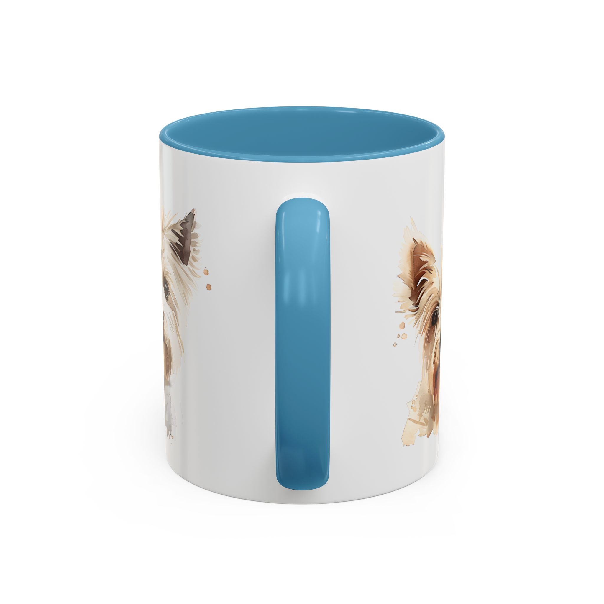 Westie Watercolor Accent Coffee Mug - Cute West Highland Terrier Dog Lover Gift (11/15oz)