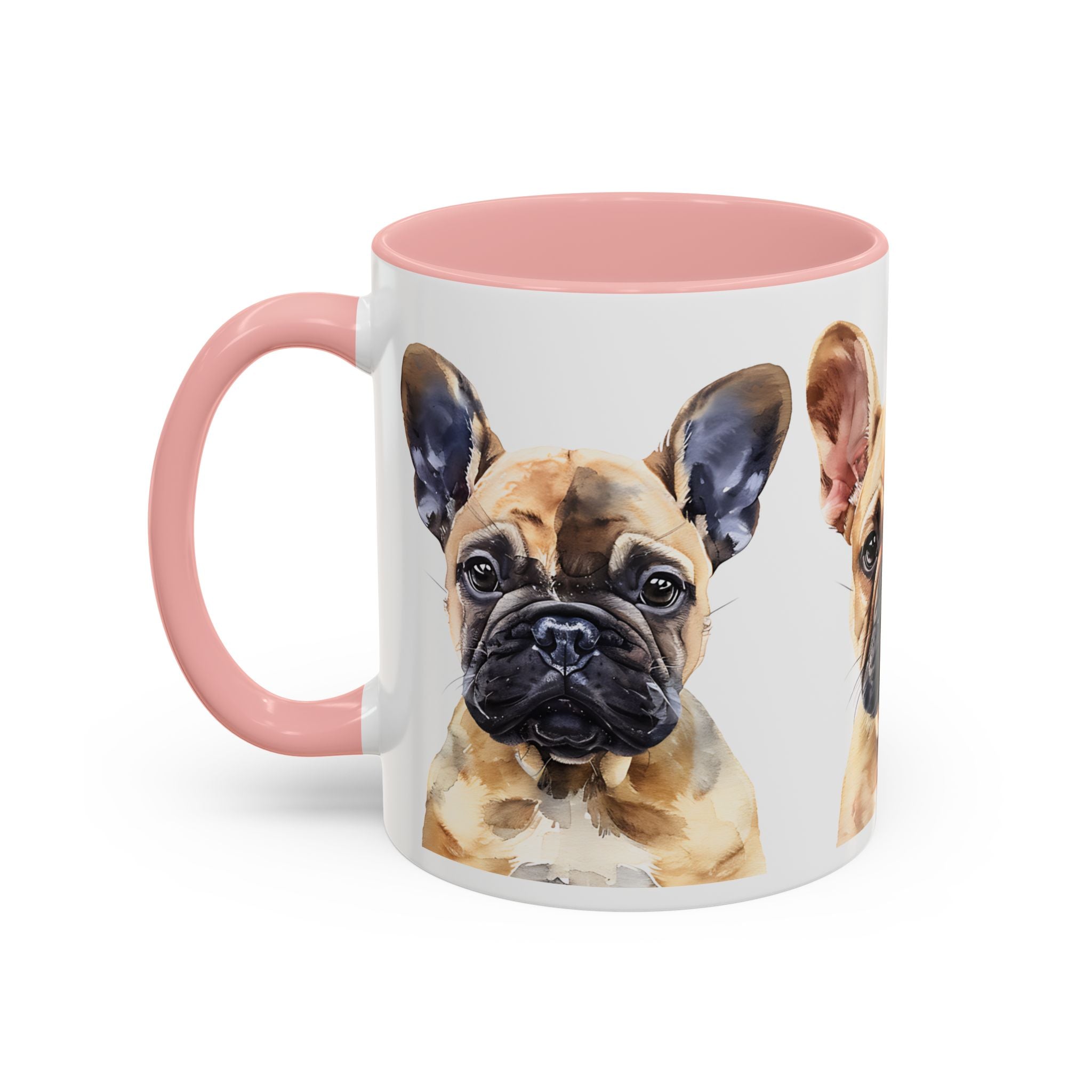 French Bulldog Accent Coffee Mug – Cute Pet Portraits (11/15 oz)