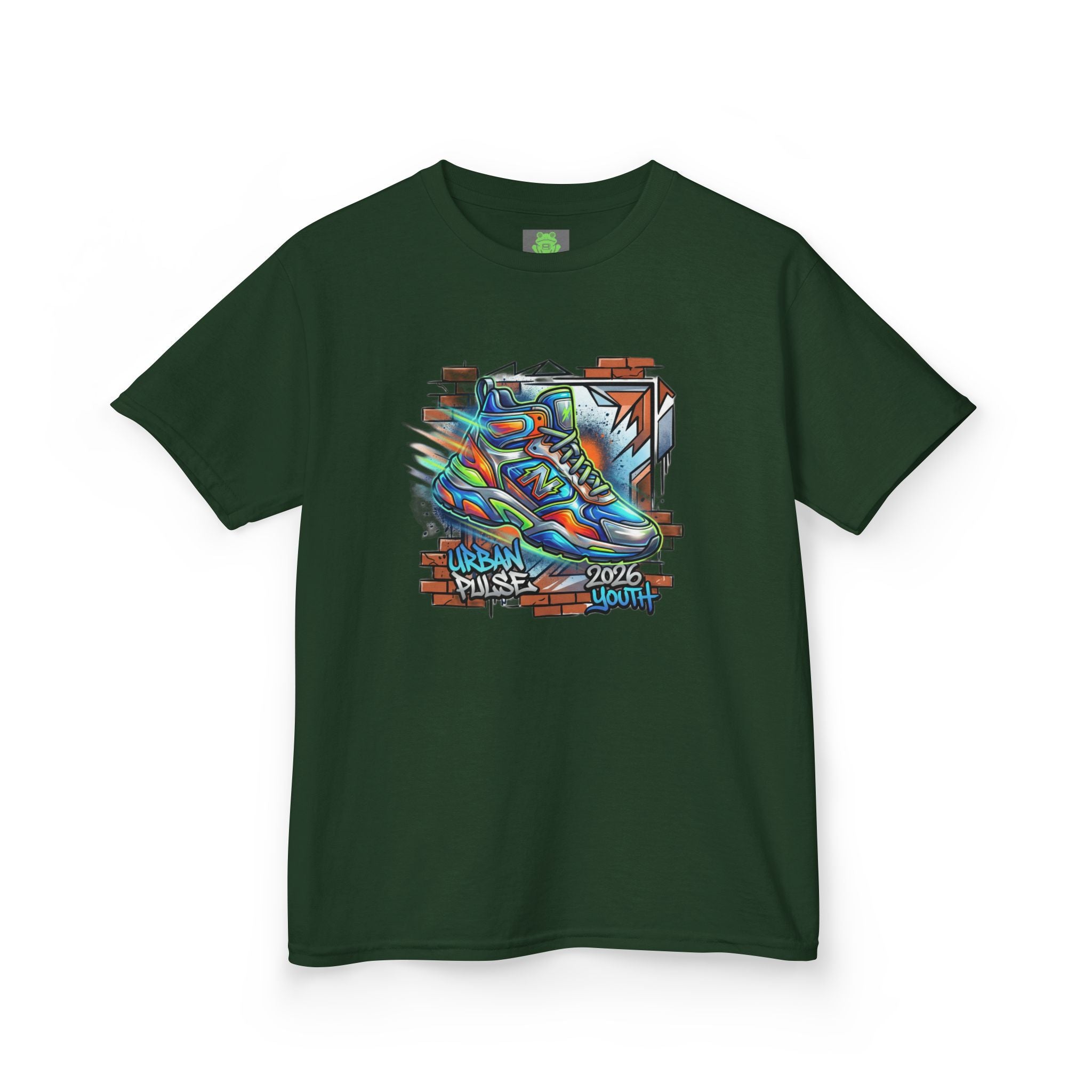 Kids Urban Trainer Tee — Graffiti Street Sneaker Design - 100% Cotton